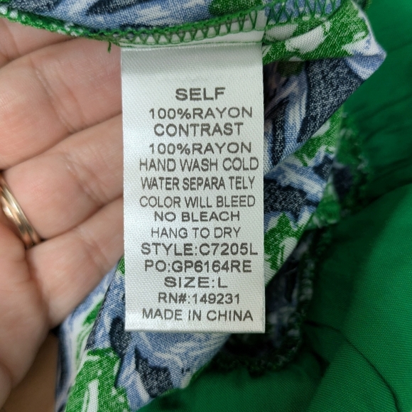 Kori Green Blue Ruffle Floral Sleeveless Jumpsuit Pockets NWT - Picture 6 of 9